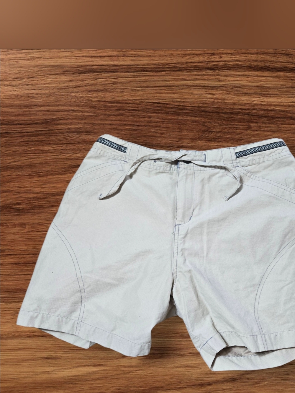 Kuhl Light Beige Casual Drawstring Gorpcore Shorts